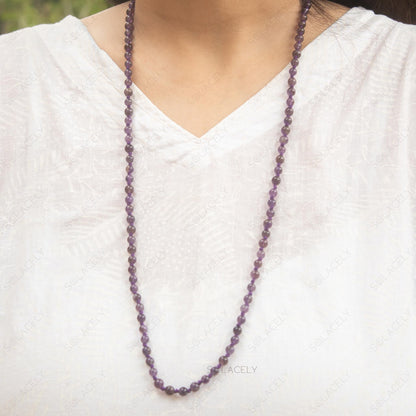 amethyst meditation japmala 