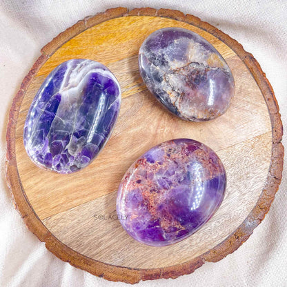 amethyst pocket stone for healing