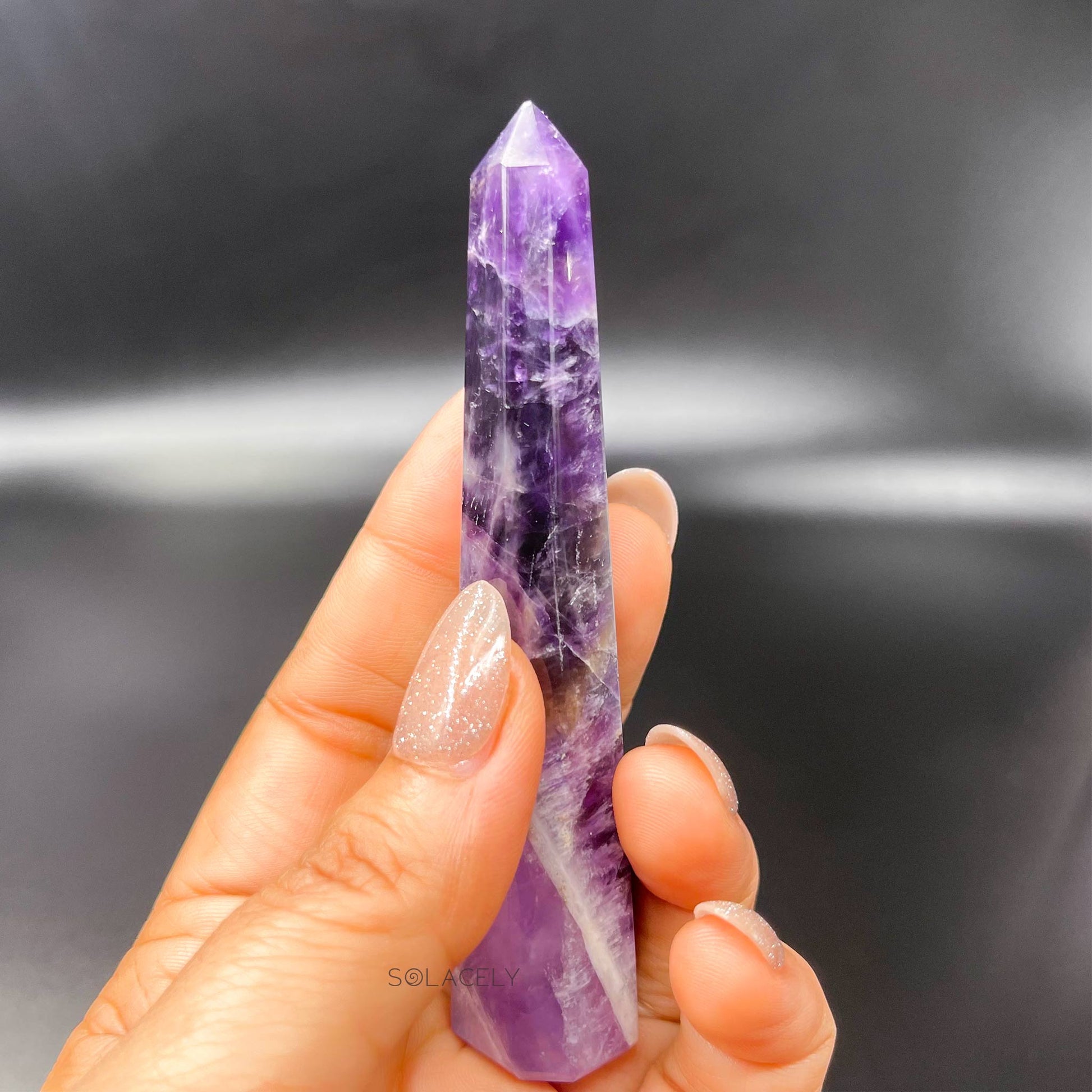 amethyst quartz crystal wandtower
