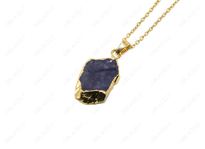 amethyst stone pendant gift to sister on this rakhi