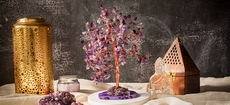 Amethyst Tree Display
