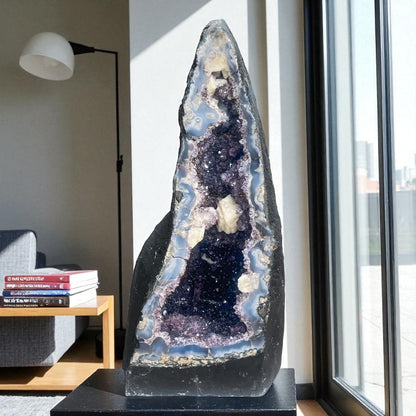 Amethyst Geode with Calcite (22 kg)