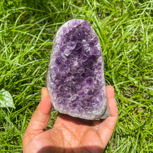 Deep Purple Amethyst Geode