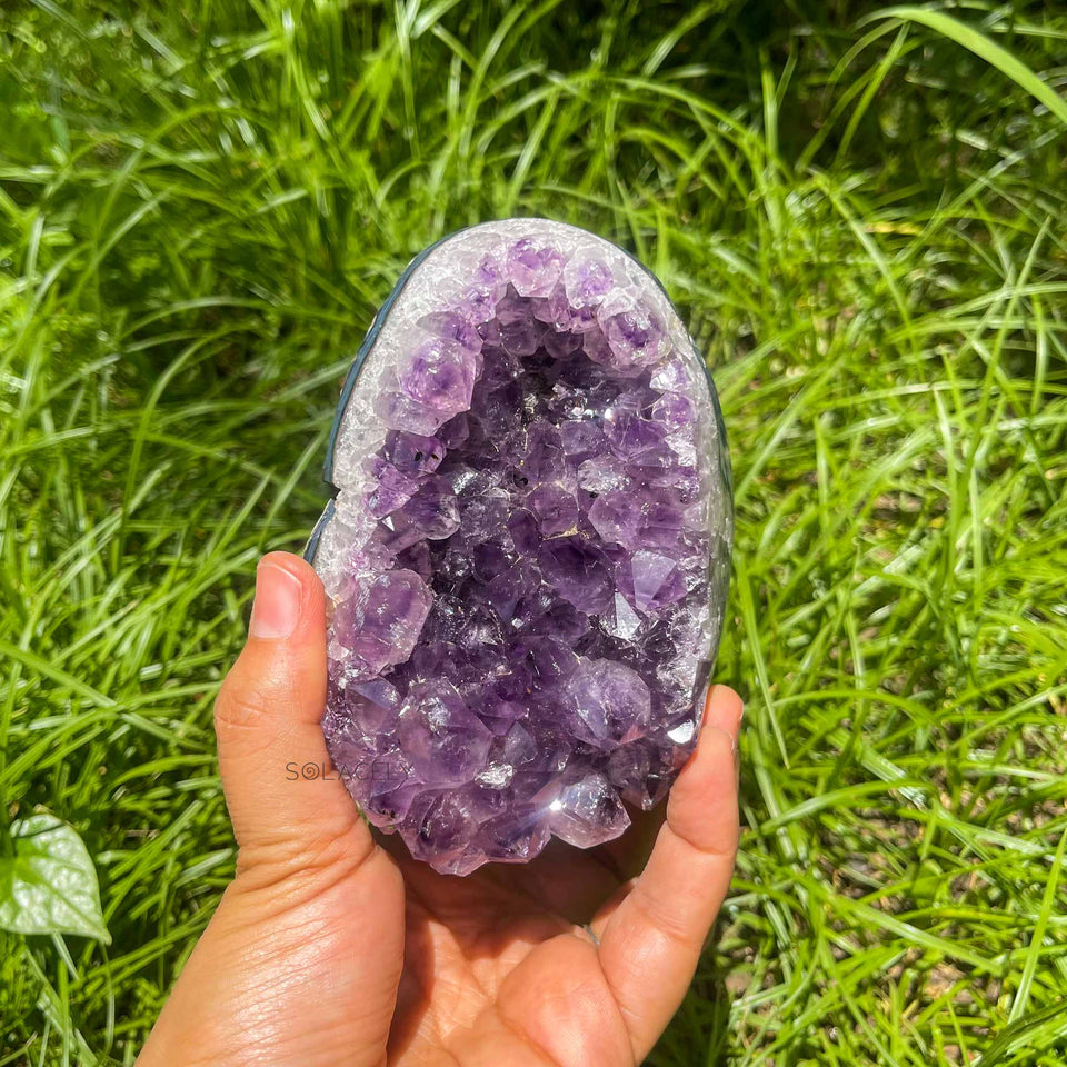 Raw Amethyst Cluster Geode