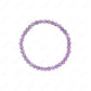 amethyst 4mm bracelet in gift hamper for serenity