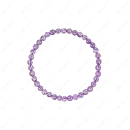 amethyst 4mm bracelet in gift hamper for serenity