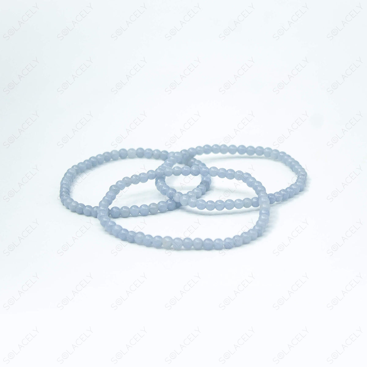 angelite bead bracelet
