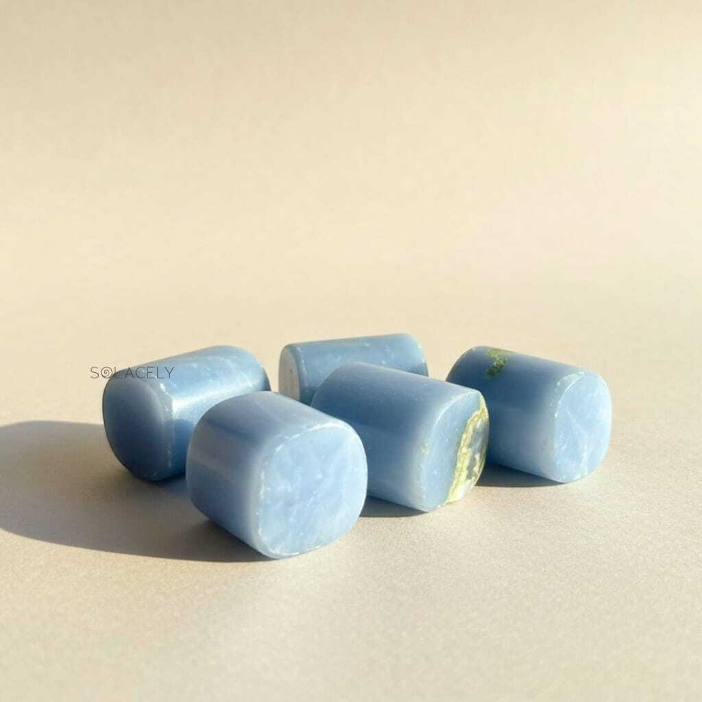 Angelite tumble stone crystal