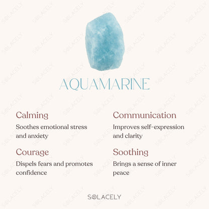 Aquamarine Bracelet - 4mm Beads