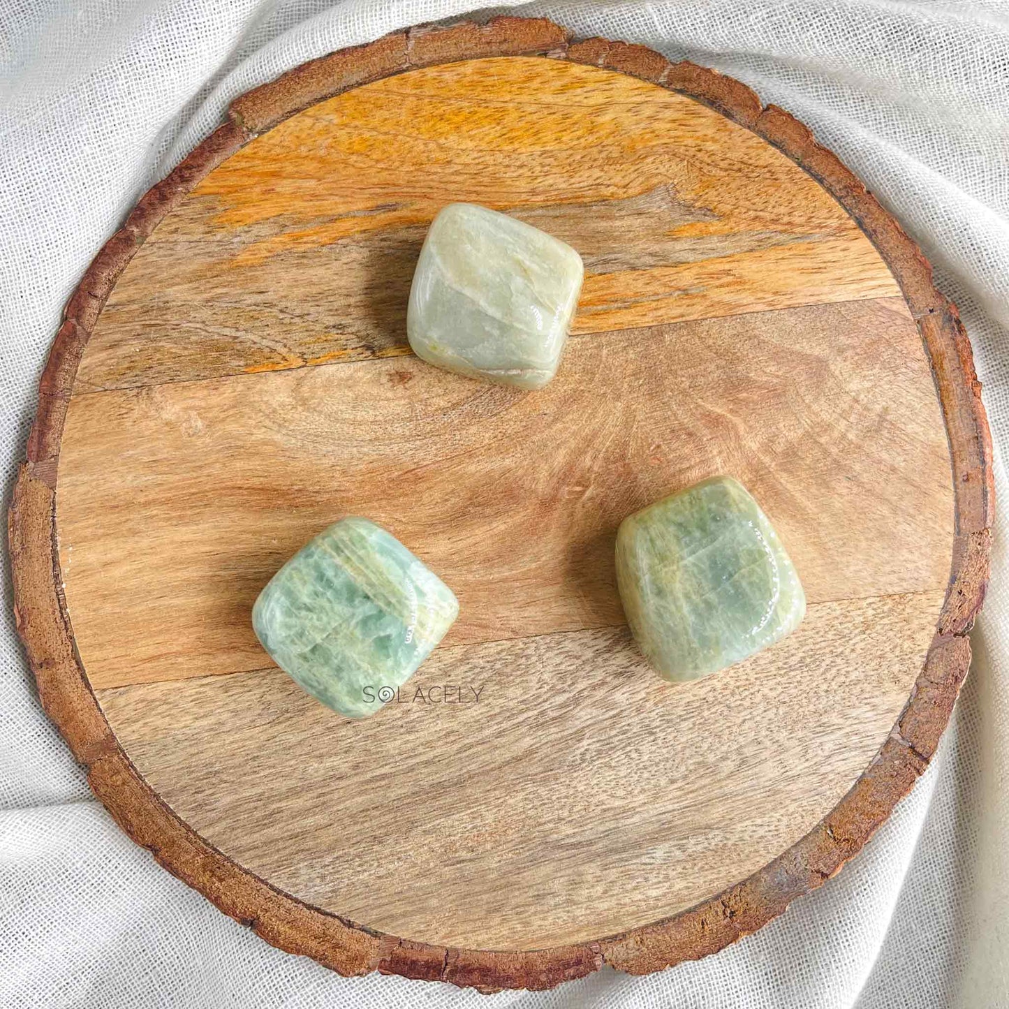 Aquamarine soothing tumble