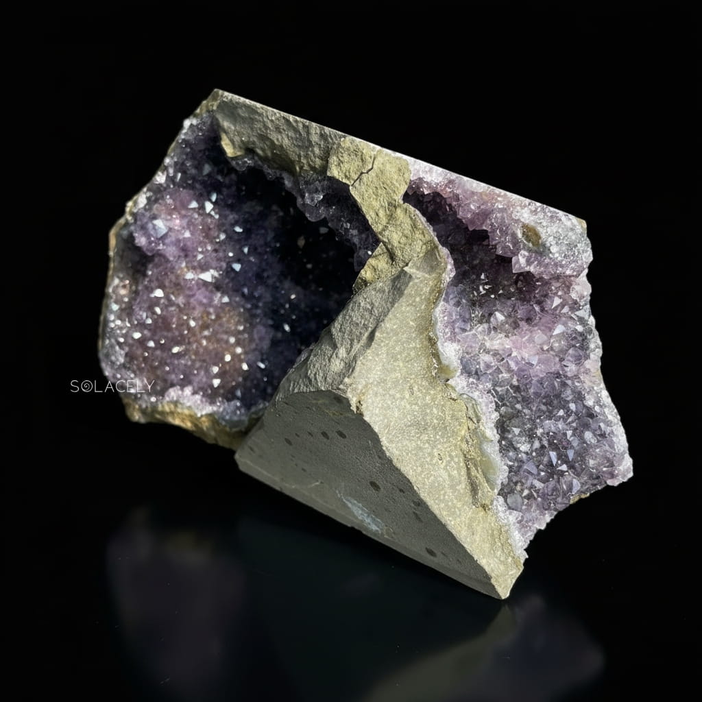 Authentic brazilian amethyst geode 1191g