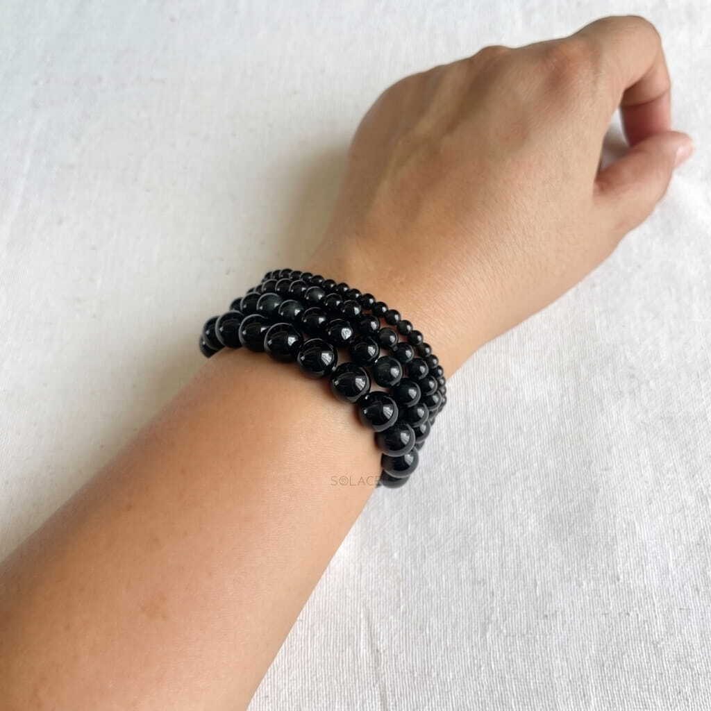 Black obsidian healing bracelet