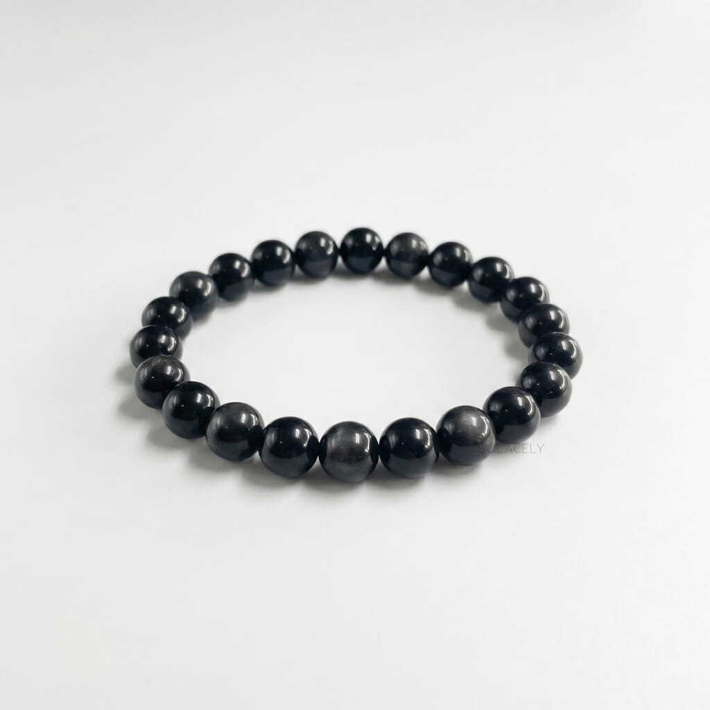 Black obsidian protection bracelet