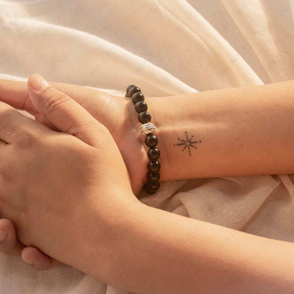 black onyx mens bracelet