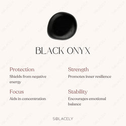 Dainty Black Onyx with benefits