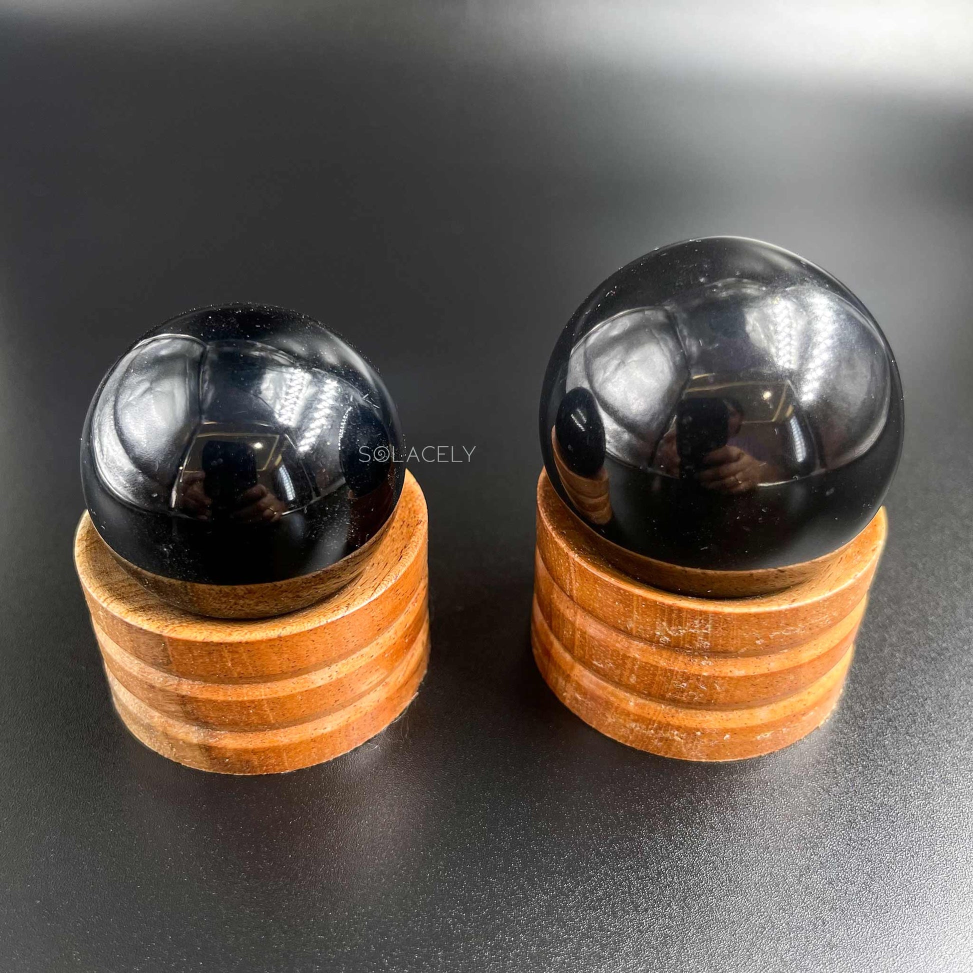 black tourmaline sphere