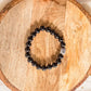 Black Tourmaline Bracelet with lucky Buddha Charm