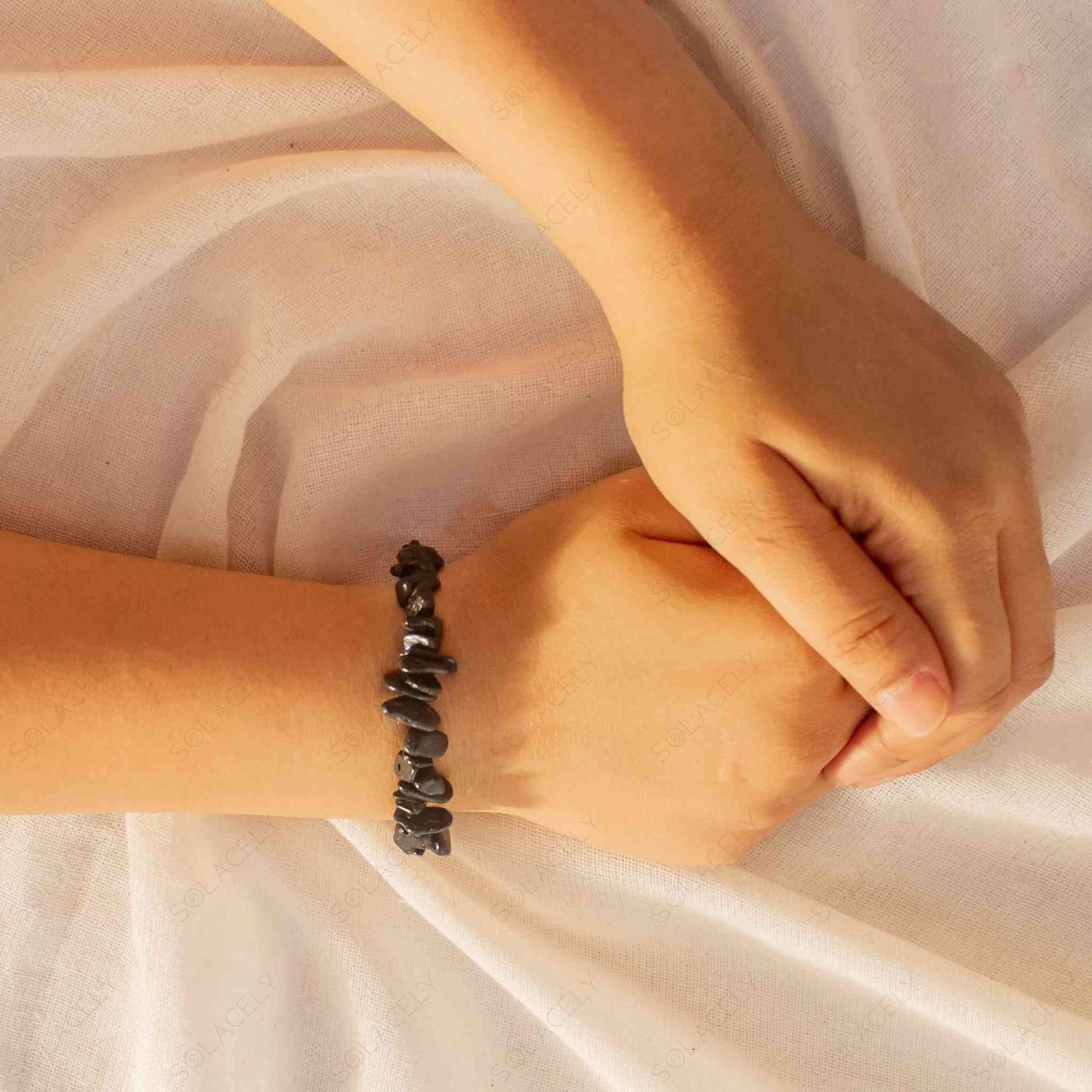 tourmaline chip bracelet