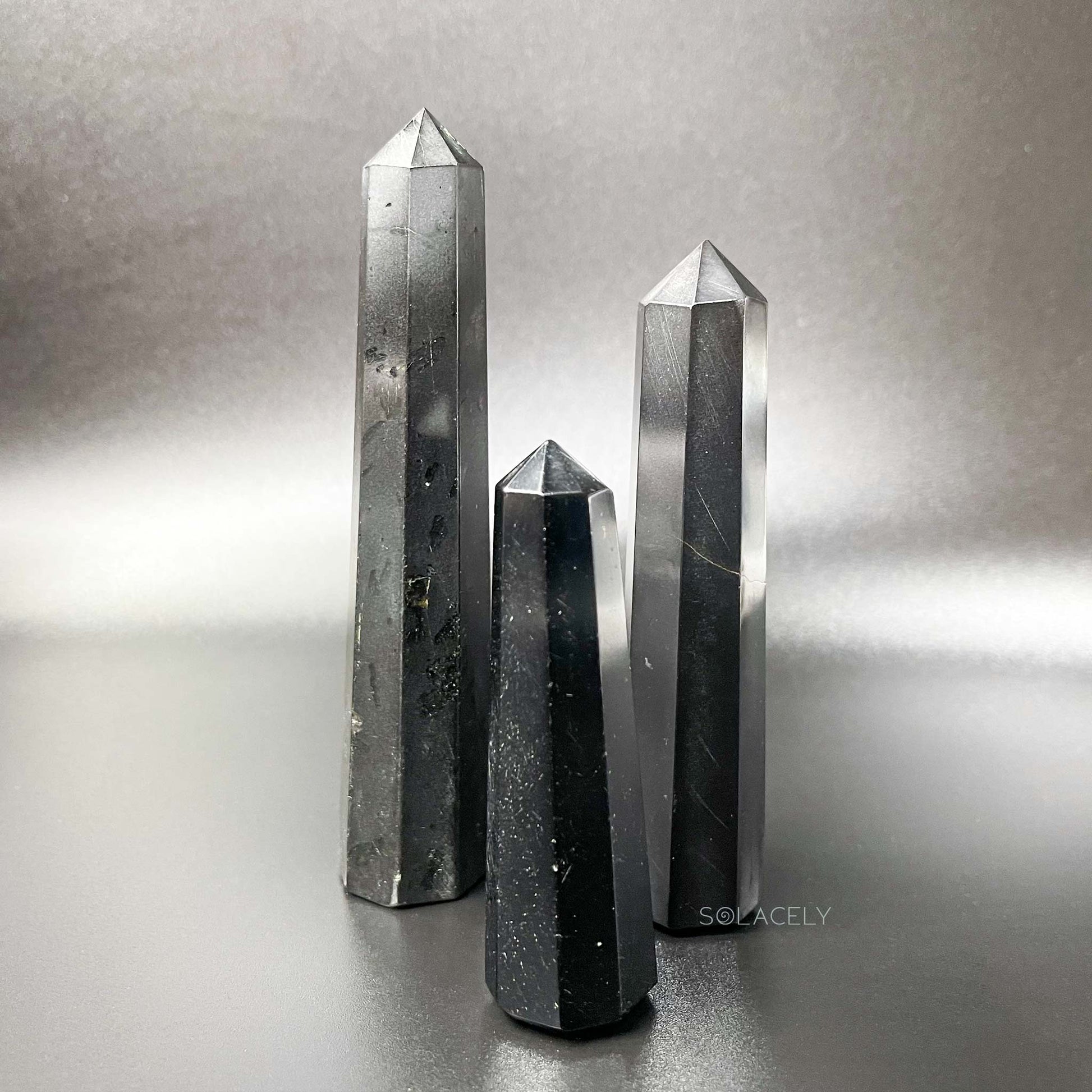 black tourmaline energy point