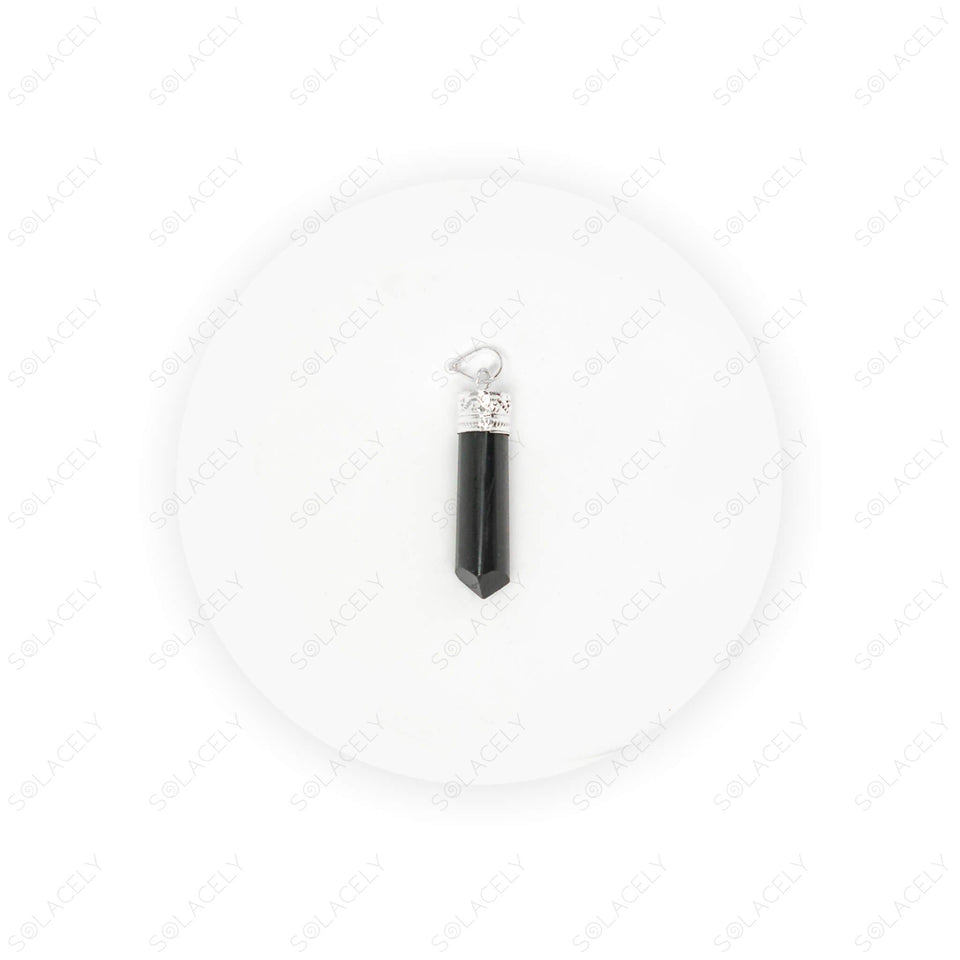 tourmaline black pendant