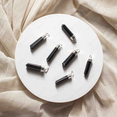 black tourmaline pendant