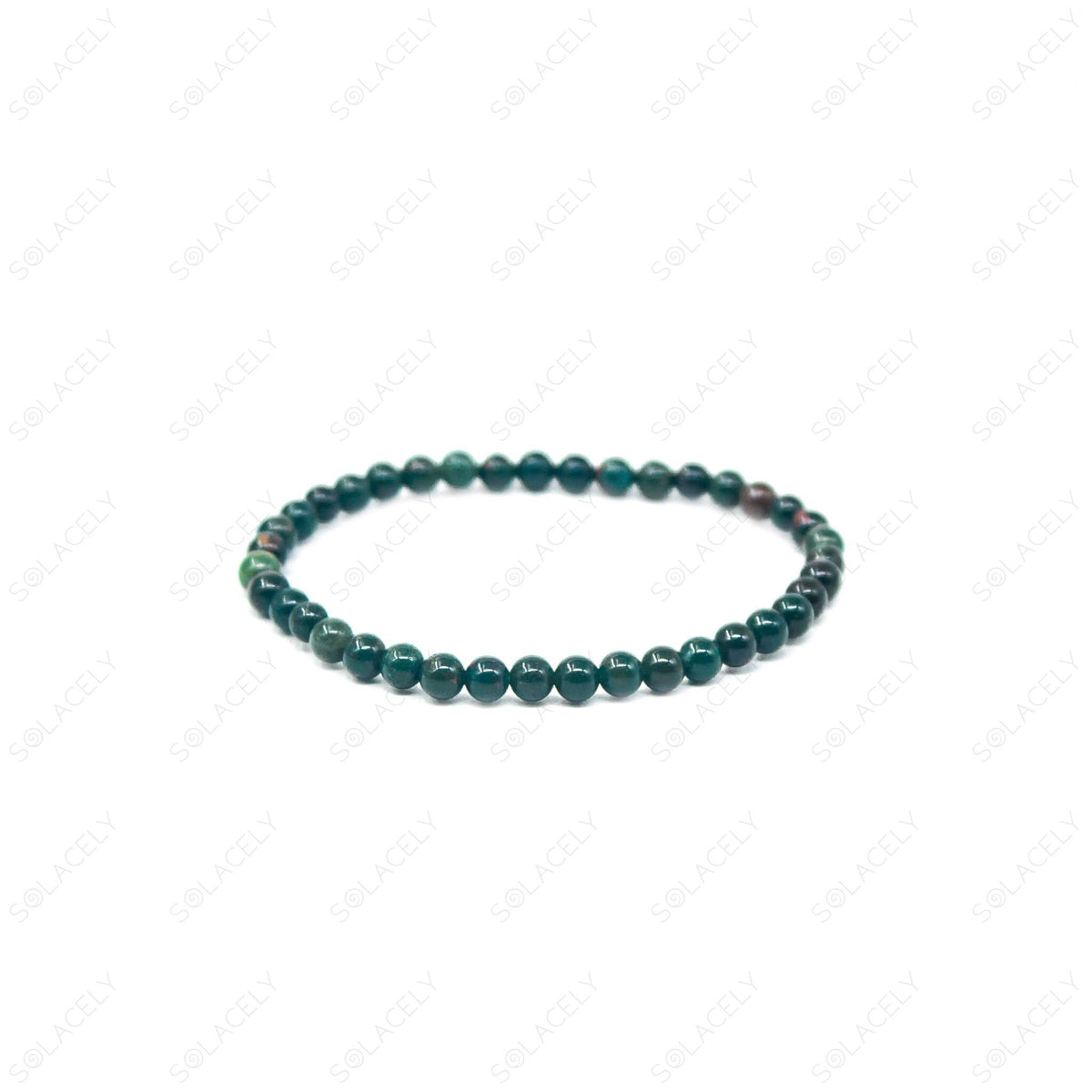 bloodstone bracelet 4mm bead