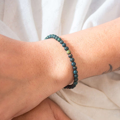 bloodstone bracelet 4mm beads