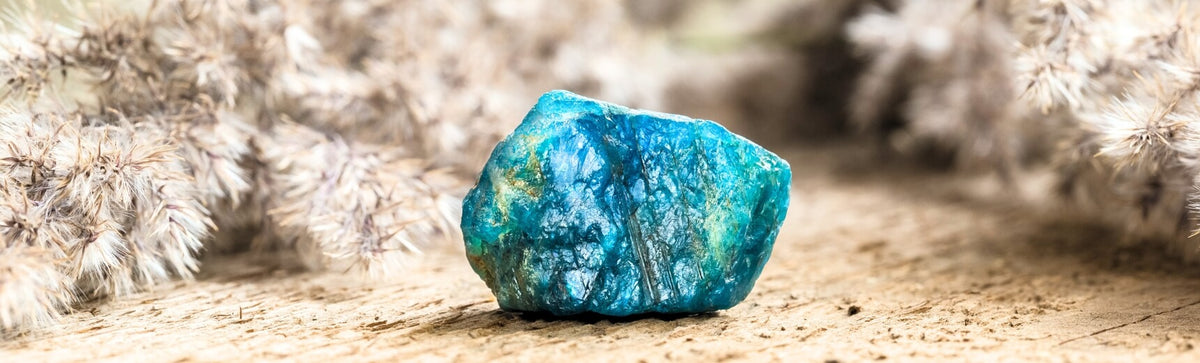 blue apatite meaning benefits and properties banner image