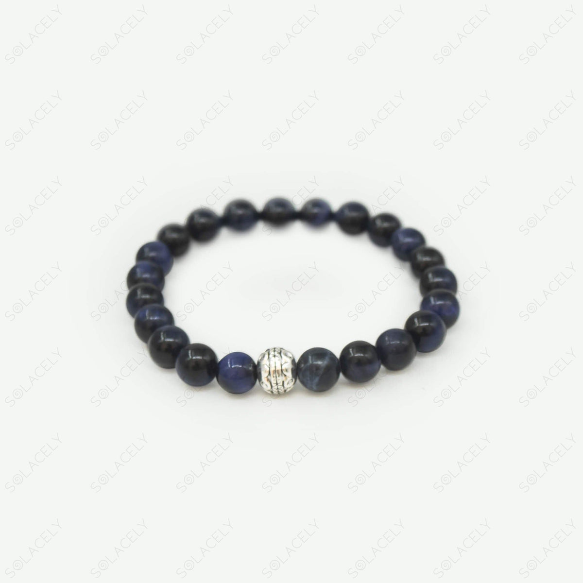 mens blue tiger eye bracelet
