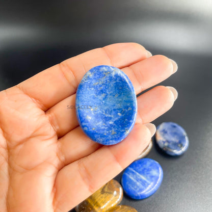blue worry stone lapis