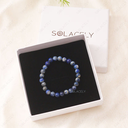 Lapis Lazuli Crystal Bracelet in gift box