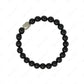 black tourmaline with Buddha charm healing bracelet