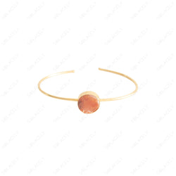 bracelet raw carnelian adjustable cuff