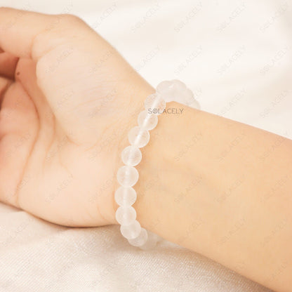 bracelet with clear quartz
