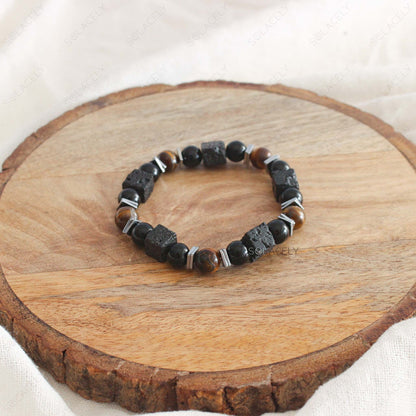 Lava stone spiritual bracelet 