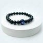 black beads bracelet