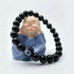 Black Tourmaline Evil Eye Bracelet