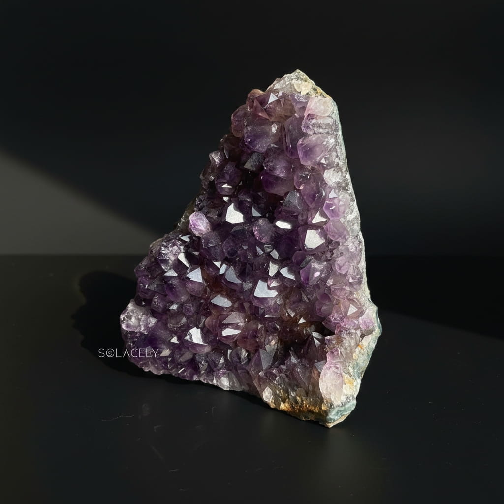 Brazilian amethyst geode natural quartz formation