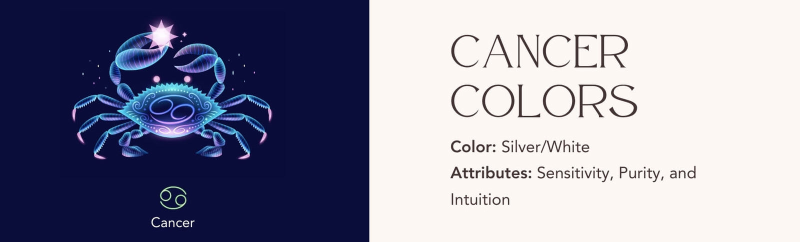 cancer colors banner image