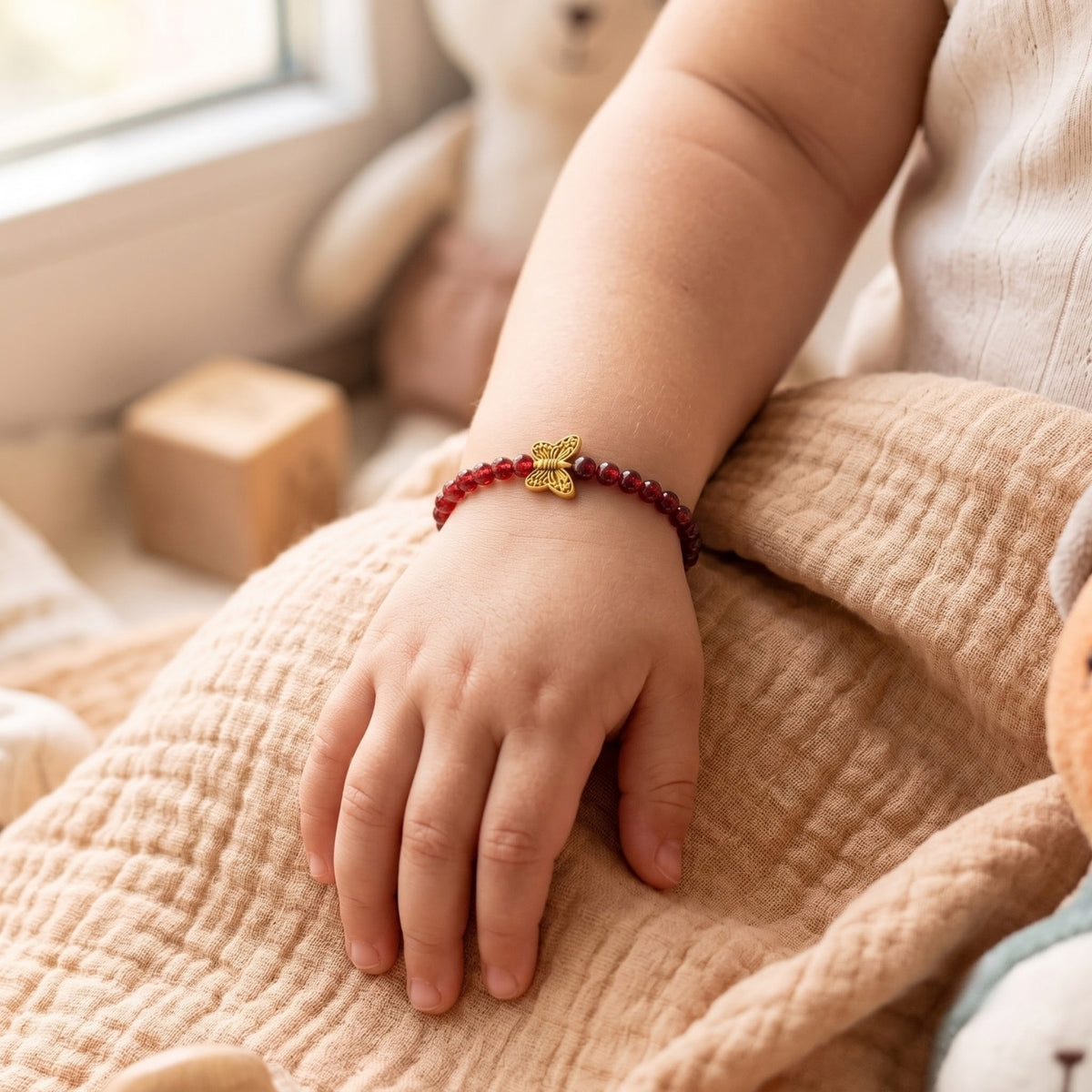 Nanhi Devi Crystal Butterfly Bracelets