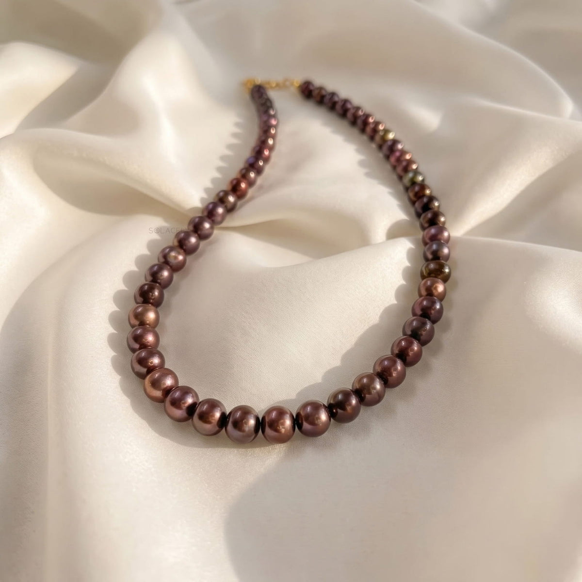Chocolate Pearl Necklace