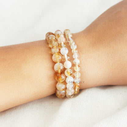 citrine bead bracelets