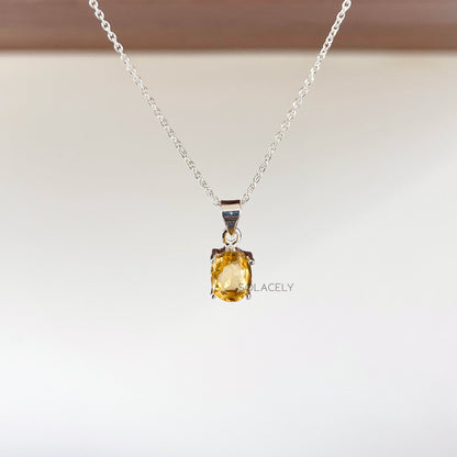 Citrine Necklace for Abundance