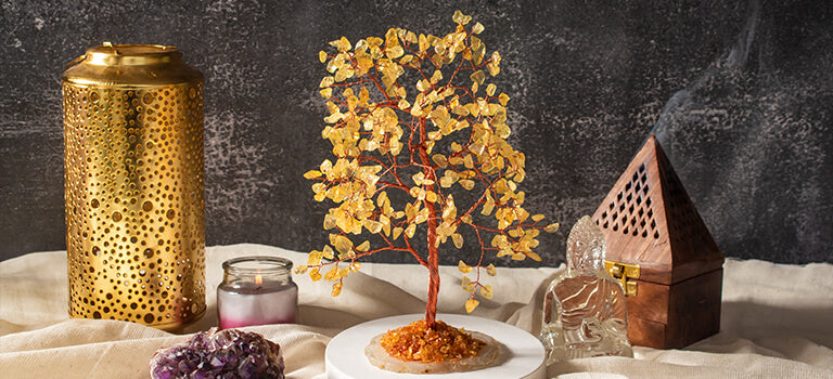 Citrine Tree Display