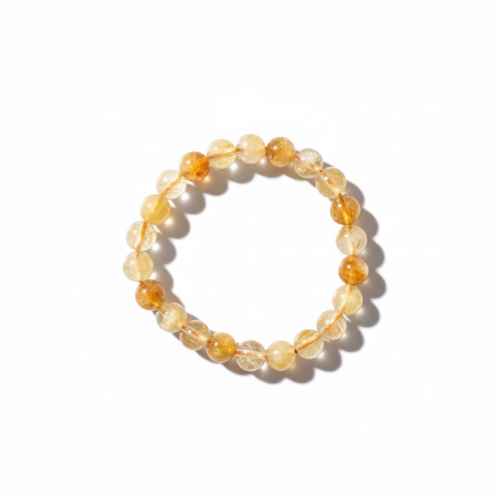 Citrine Beaded Bracelet
