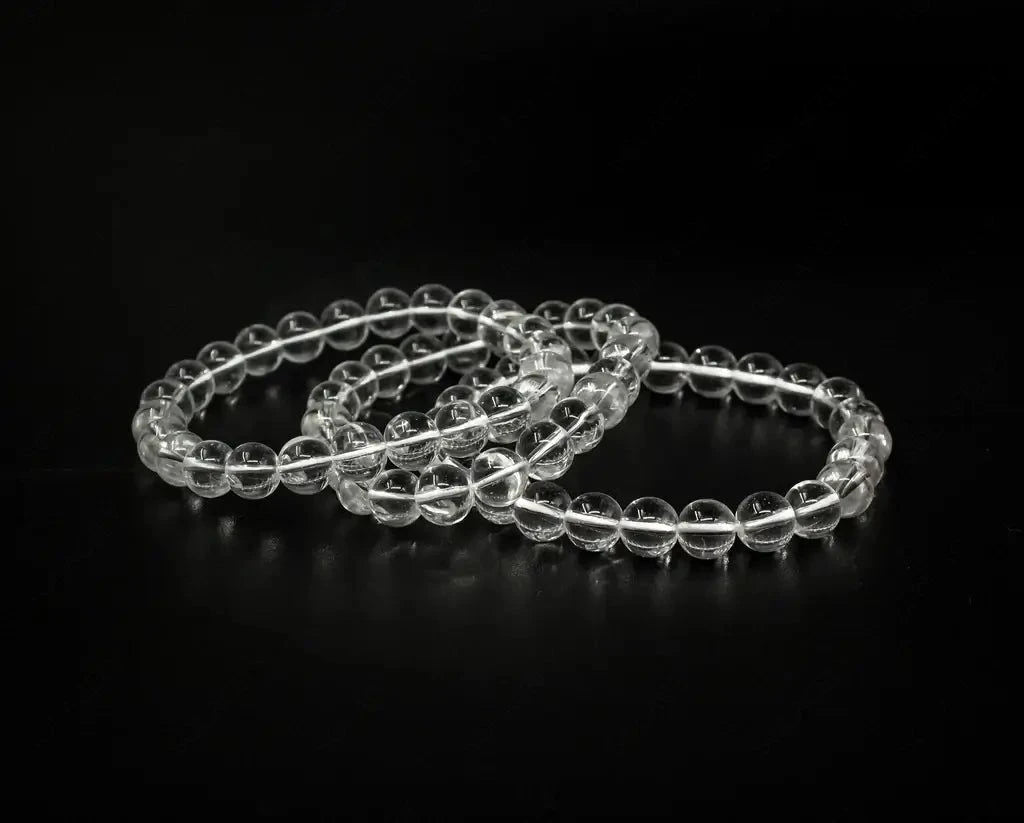 clear quartz stone bracelet