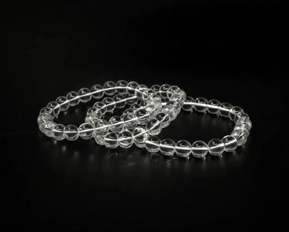 clear quartz stone bracelet