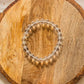 Unisex clear quartz bracelet