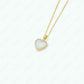 white druzy pendant for sister