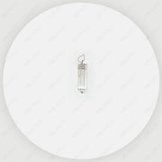 clear quartz pendant necklace